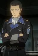 Formal coat worn by Shiro Sanada as Executive Officer[9]