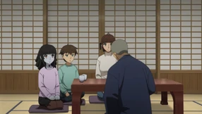 Fleur talking with Ittetsu Kato