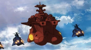 A Gelvades Class battleship-carrier