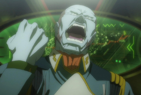 Zoellik addresses the large fleet assembled on Balun