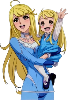 Sasha Iscandar Kodai in her grown and toddler appearances