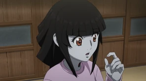 Fleur is surprised at her own tears after talking with Ittetsu Kato