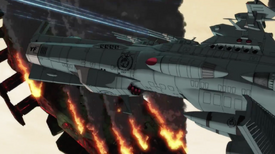 A Dreadnought in action at Saturn.