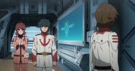 Domon comforts Kodai