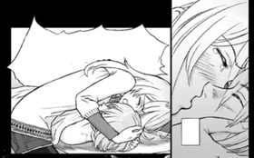 Yamamoto kisses akio manga