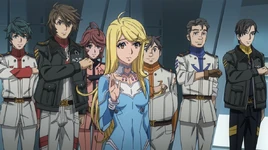 Iscandar Kodai with the Yamato crew