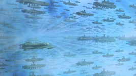 The fleet held within the White Comet