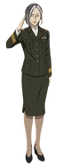 Military green variant of the female uniform Type C
