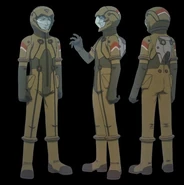 Worker space suit.jpg (23 KB) Worker spacesuit, the markings on the shoulder can be either red or blue