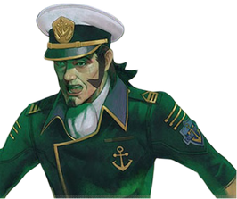 Yamanami is an Earthling man with long brown hair