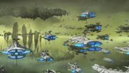 The Gatlantis Vanguard Fleet falls back