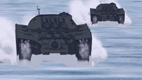 the Saruba S-VI Types attack Yamato