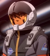Commanding officers wore a standard Yamato spacesuit, which was grey in color with dark grey accents[10]