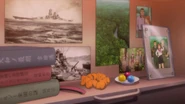 Pictures of the original Yamato in Kiryu's cabin