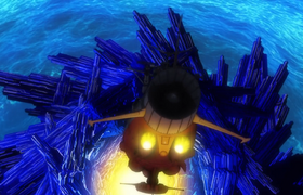 Yamato approaches tunnel archelian ruin