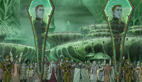 Domel is welcomed on Garmillas with a parade