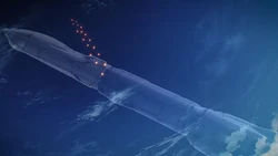 A spaceship used during the colonisation of Mars