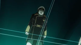 Okita explains the necessity of warp navigation to his crew