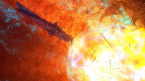 Yamato riding the shockwave