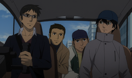 Hoshina Nanbu Ota and Aihara in occupied Earth