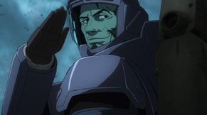 Yamanami salutes the Ginga