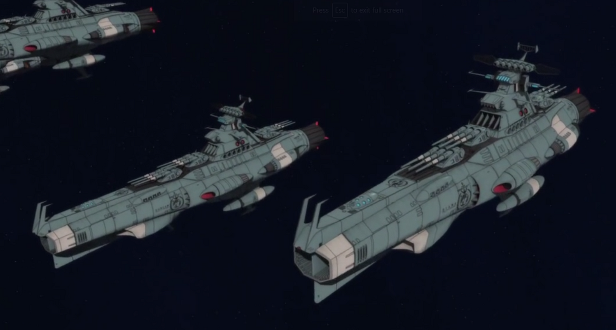 Unnamed Martian Warship class, Space Battleship Yamato Wiki