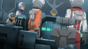 Okita orders to fire the wave motion gun