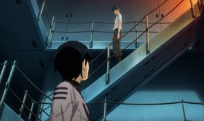 Hoshina watches Domon