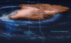 Map of the Bolar Federation's territory in 2207