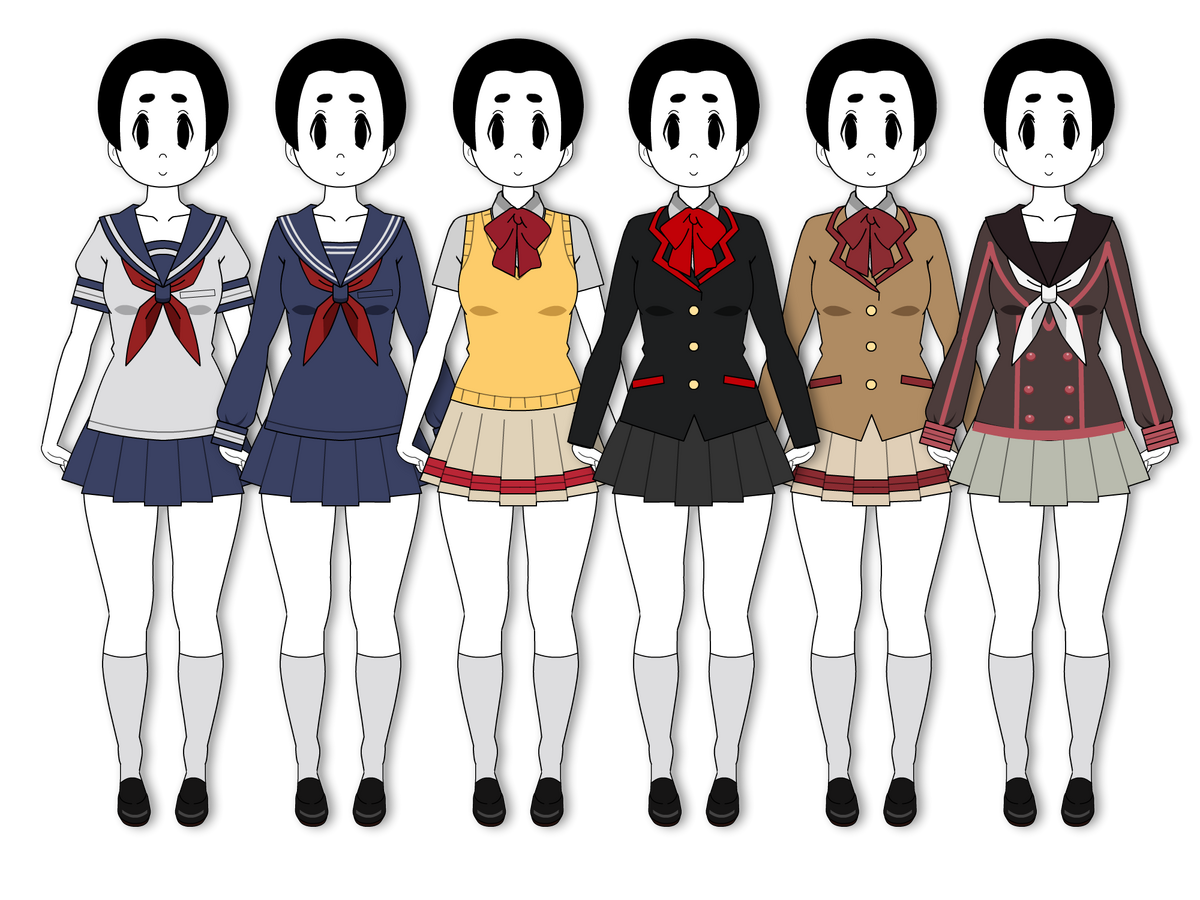 Uniforms Yandere Simulator Fanon Wikia Fandom