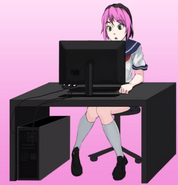 Pippi playing osu! in "Have You Seen My Senpai?"