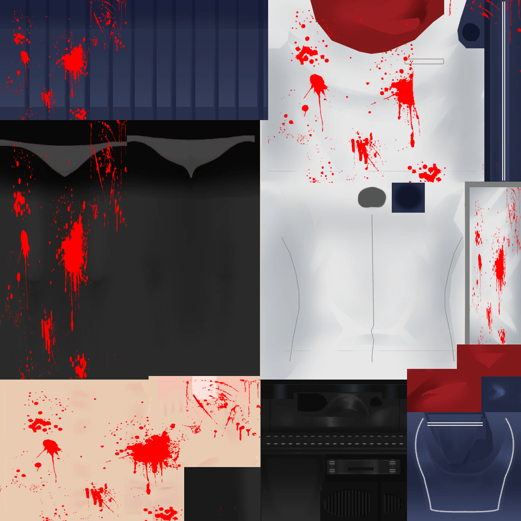 Yandere simulator skin - Retexture Custom Face by