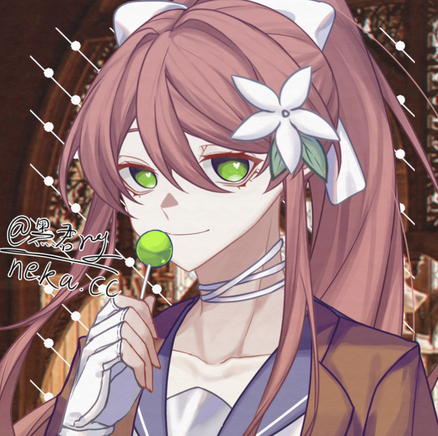 As a promotion for our DDLC: Beating Into Life Mod, Monika would