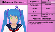 what her profile would look like if she was canon