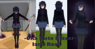 Oka ruto blazer lan rose by lanarosecookiesweet-dapusla