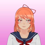 A portrait with Osana's short hair.