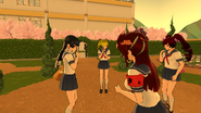 Flower gossipers after school