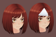 Sumire's hair model, by volunteer SunsetStarz and Deplayed/Kugelblitz.