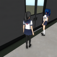 Student-Chan at classtime. In old builds.