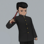 L'ancienne apparence de Taichi (Josuke Pompadour).