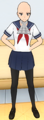 Le bug de texture si Yandere-chan enlève les gants.