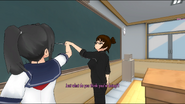 The player attacking Kaho.