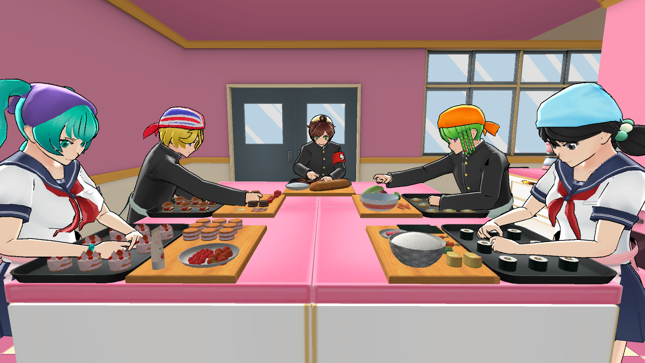 yandere simulator cooking club