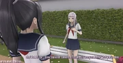 A Teacher's Pet who has witnessed murder refusing to speak to the protagonist.