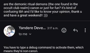 DemonicRitualsAreNotCanon