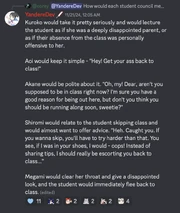 StudentCouncilGirlsCatchingSomeoneSkippingClass