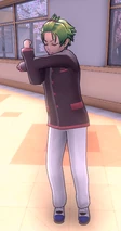 Hayato doing raijo taiso.