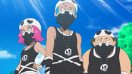 Team Skull Grunts from the Pokémon anime.