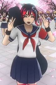 Miyuji making a cute pose.