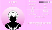 Asu Rito Profile March 31st 2020 